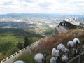 View from The hill near the TV transmitter JeÃâ¦ÃÂ¡tÃâÃ¢â¬Âºd in Liberec,